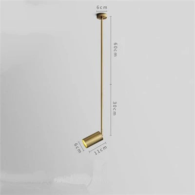 Spot Lampe plafond LED dorée Rosalie Cime - Une Touche Élégante dans le Décor