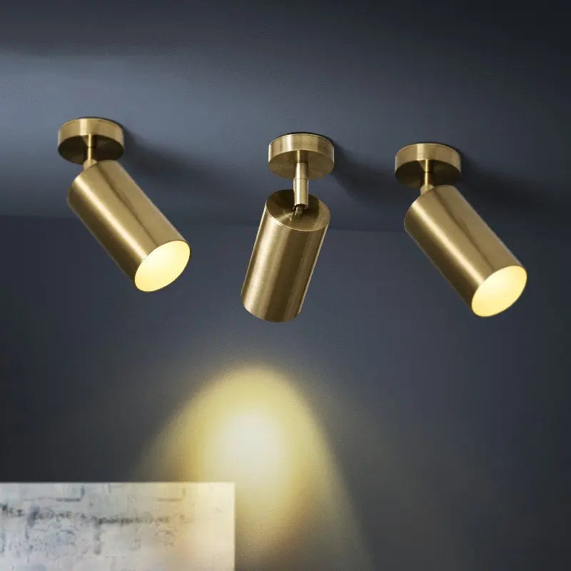 Spot Lampe plafond LED dorée Rosalie Cime - Une Touche Élégante dans le Décor