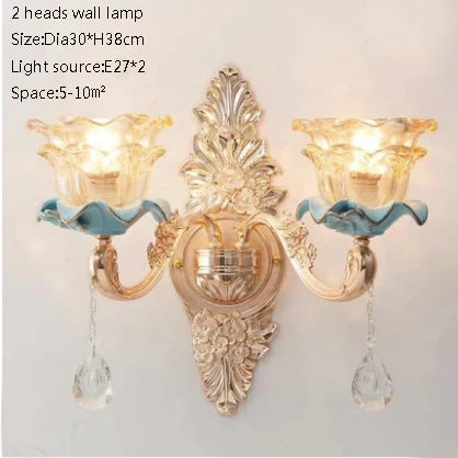 Lustre — Sol duplex style européen céramique