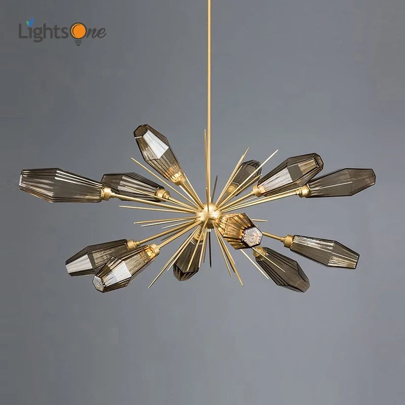 Lustre — En verre créatif design post-moderne minimaliste élégant