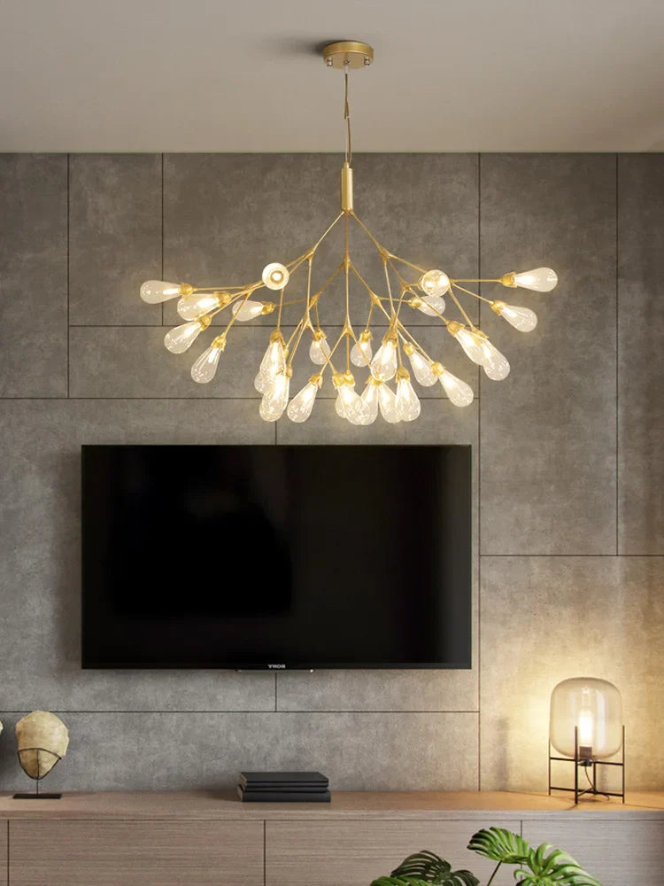 Lustre — Luciole design post-moderne pour intérieur élégant et créatif