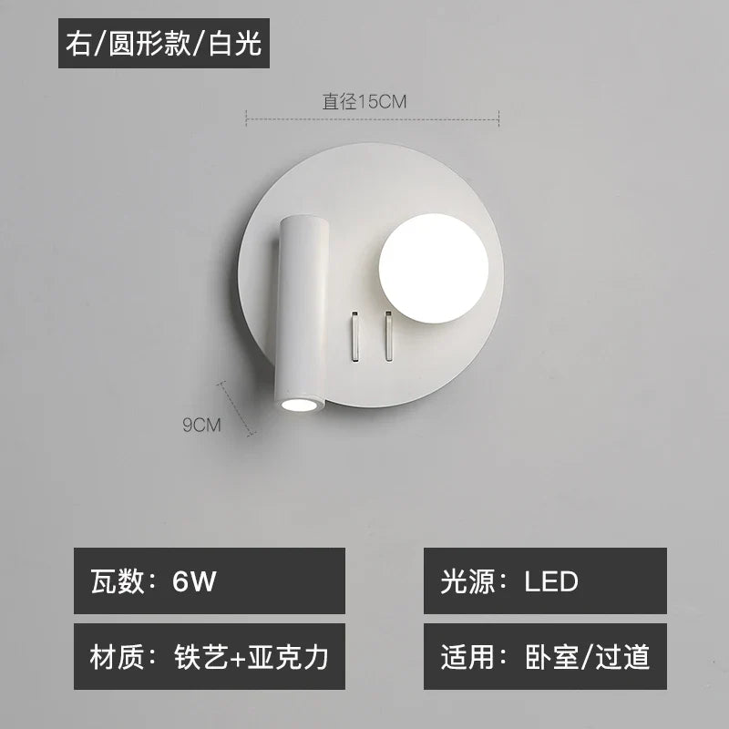 Applique murale moderne rotative à led pour intérieur décoratif Ulysse Prélude - Esprit Contemporain & Décor Élégant