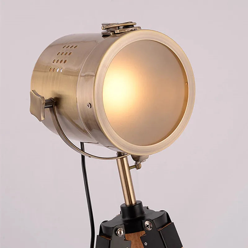 Lampadaire — Nordique LED en bois massif pour intérieur moderne