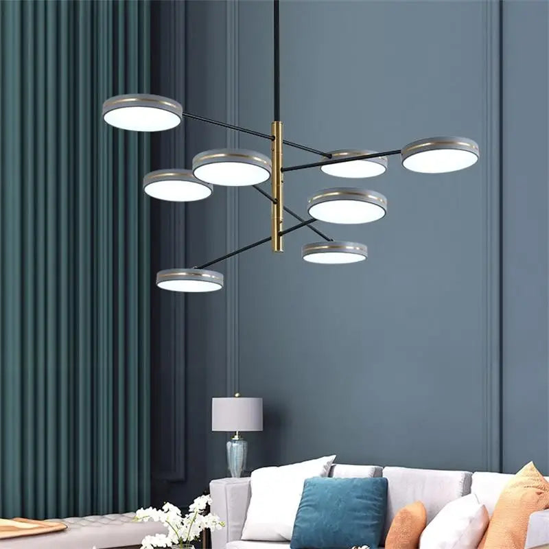 Lustre — LED moderne décoration tuyau érigé éclairage intérieur