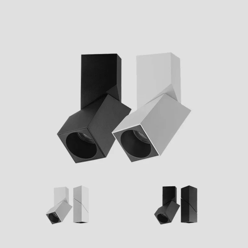 Plafonnier — LED rotation pliants intensité variable cob plafonniers lampes fond intérieur