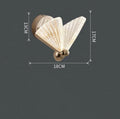 lampe à poser papillon design moderne veilleuse créative luminaire luxe