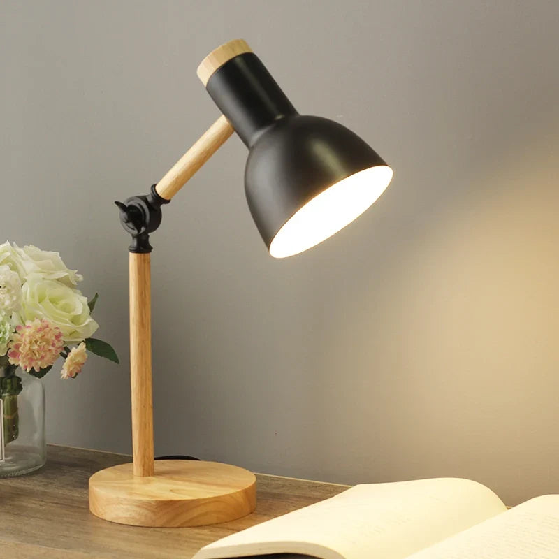 lampe de bureau nordique réglable pour lecture et protection des yeux