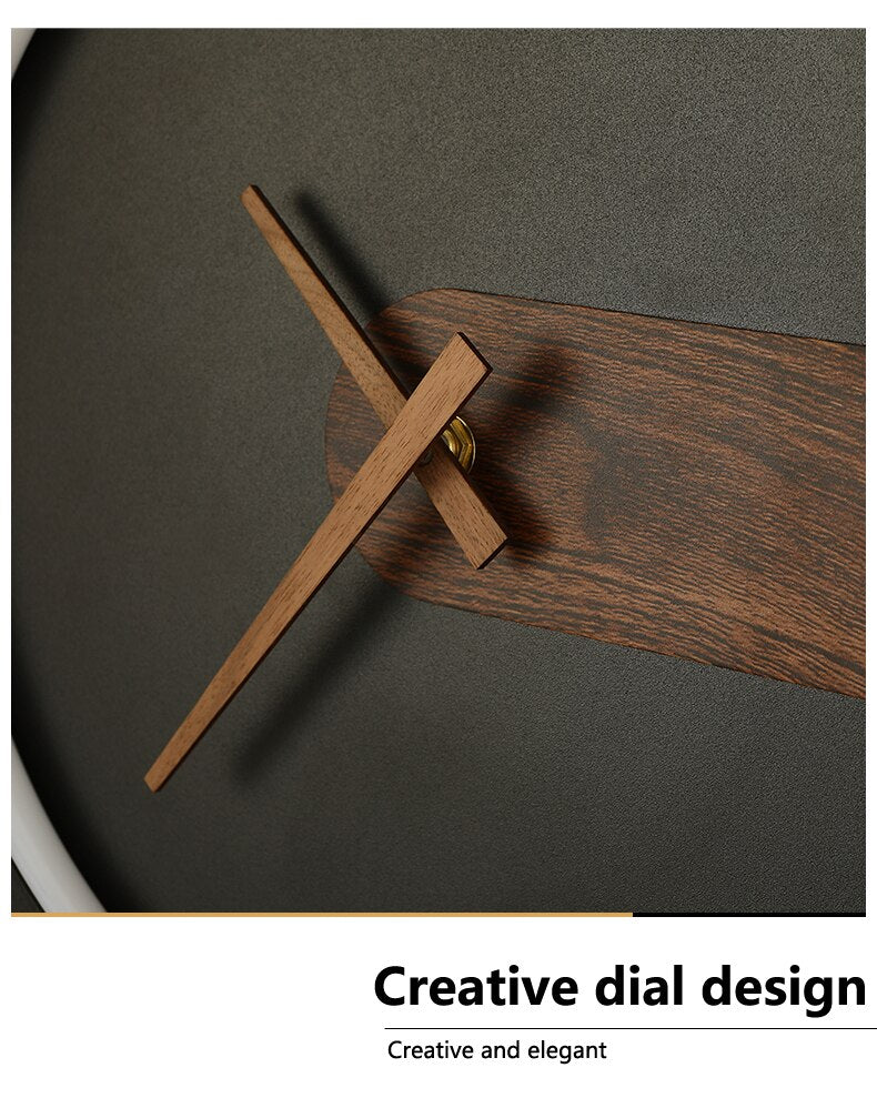 Applique Murale Métal/Bois Ronde Scandinave, Salon - Neutralighting