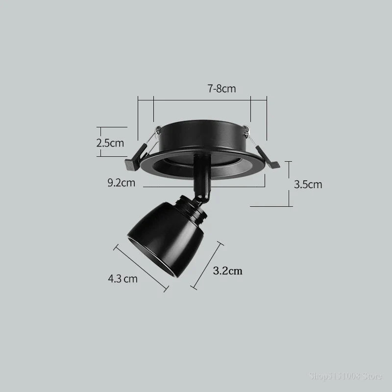 Plafonnier led moderne à angle réglable pour cuisine Yvonne Onde - Esprit Contemporain & Décor Élégant