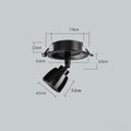 Plafonnier led moderne à angle réglable pour cuisine Yvonne Onde - Esprit Contemporain & Décor Élégant