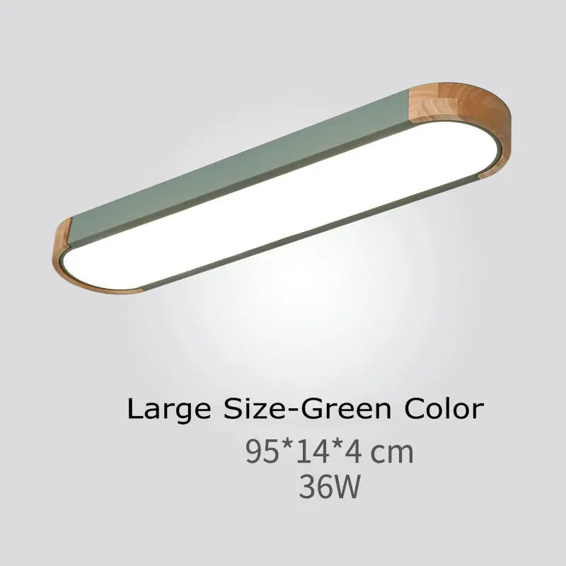 Plafonnier — Nordique long 3 coul fermentation gradation LED lampe