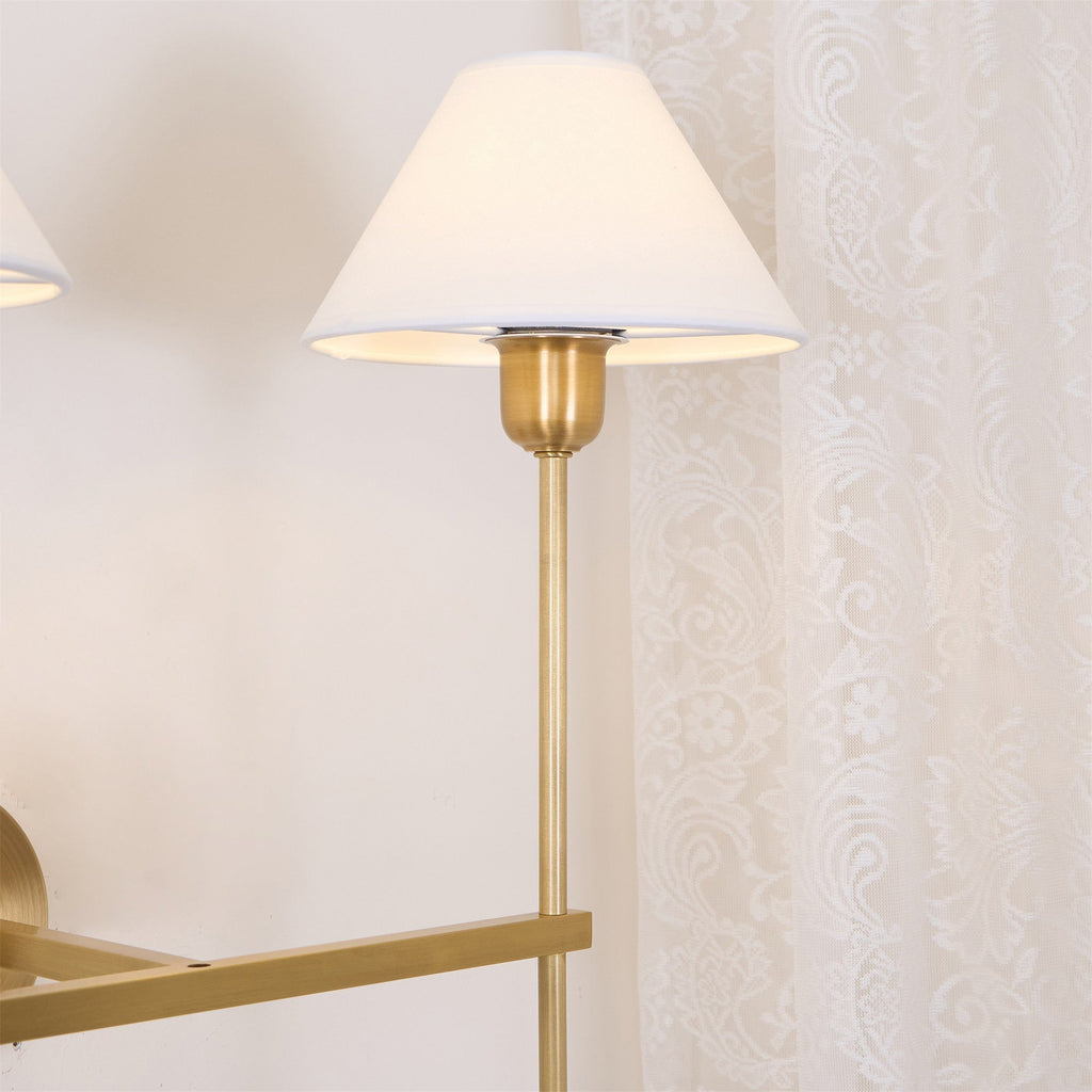 Zosilara Applique Murale Tissu Laiton Industriel Vintage - Neutralighting