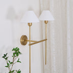 Genevieve Applique Murale en Tissu - Neutralighting