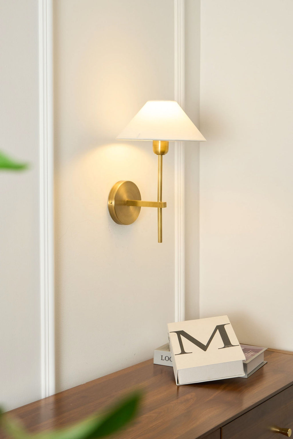 Zosilara Applique Murale Tissu Laiton Industriel Vintage - Neutralighting