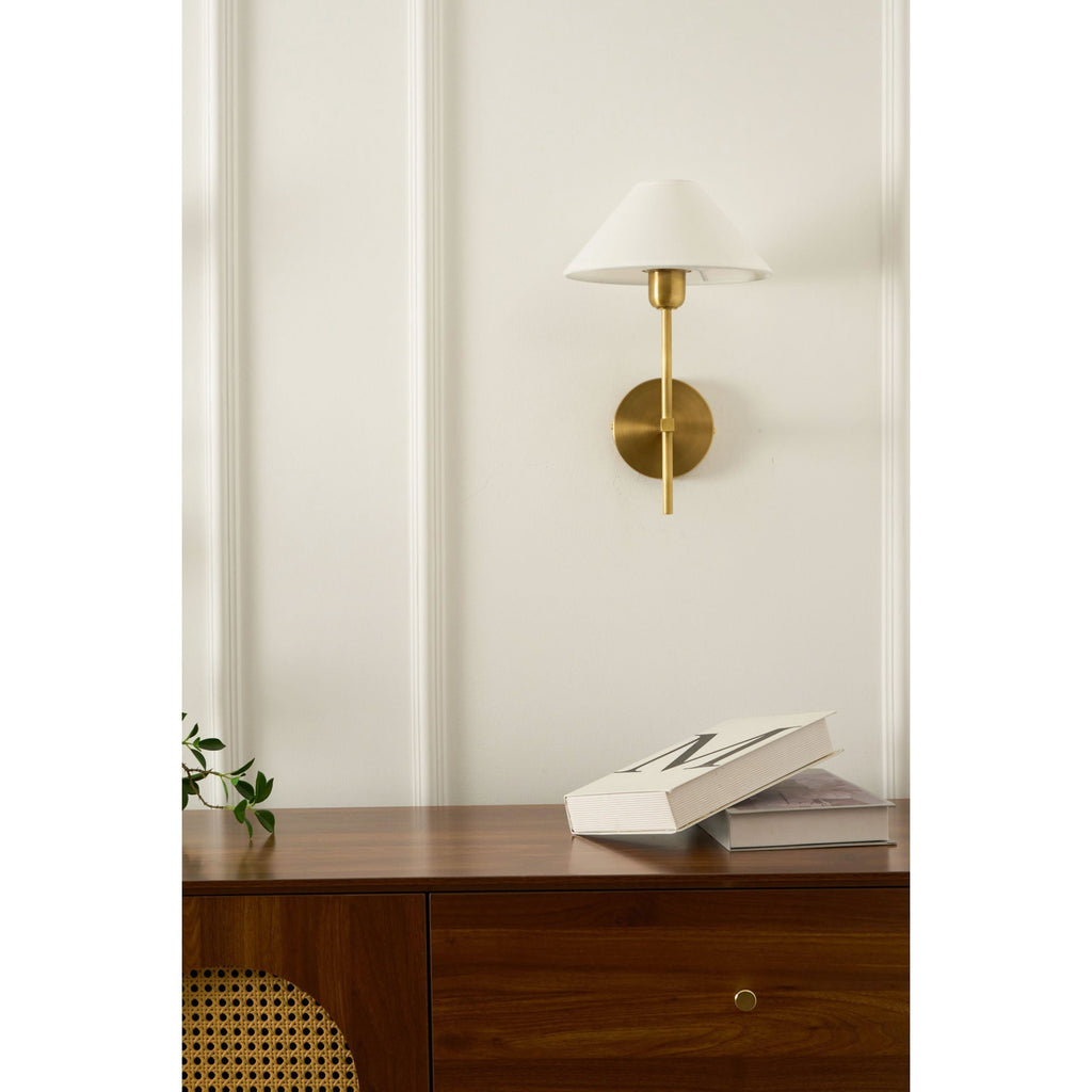 Zosilara Applique Murale Tissu Laiton Industriel Vintage - Neutralighting