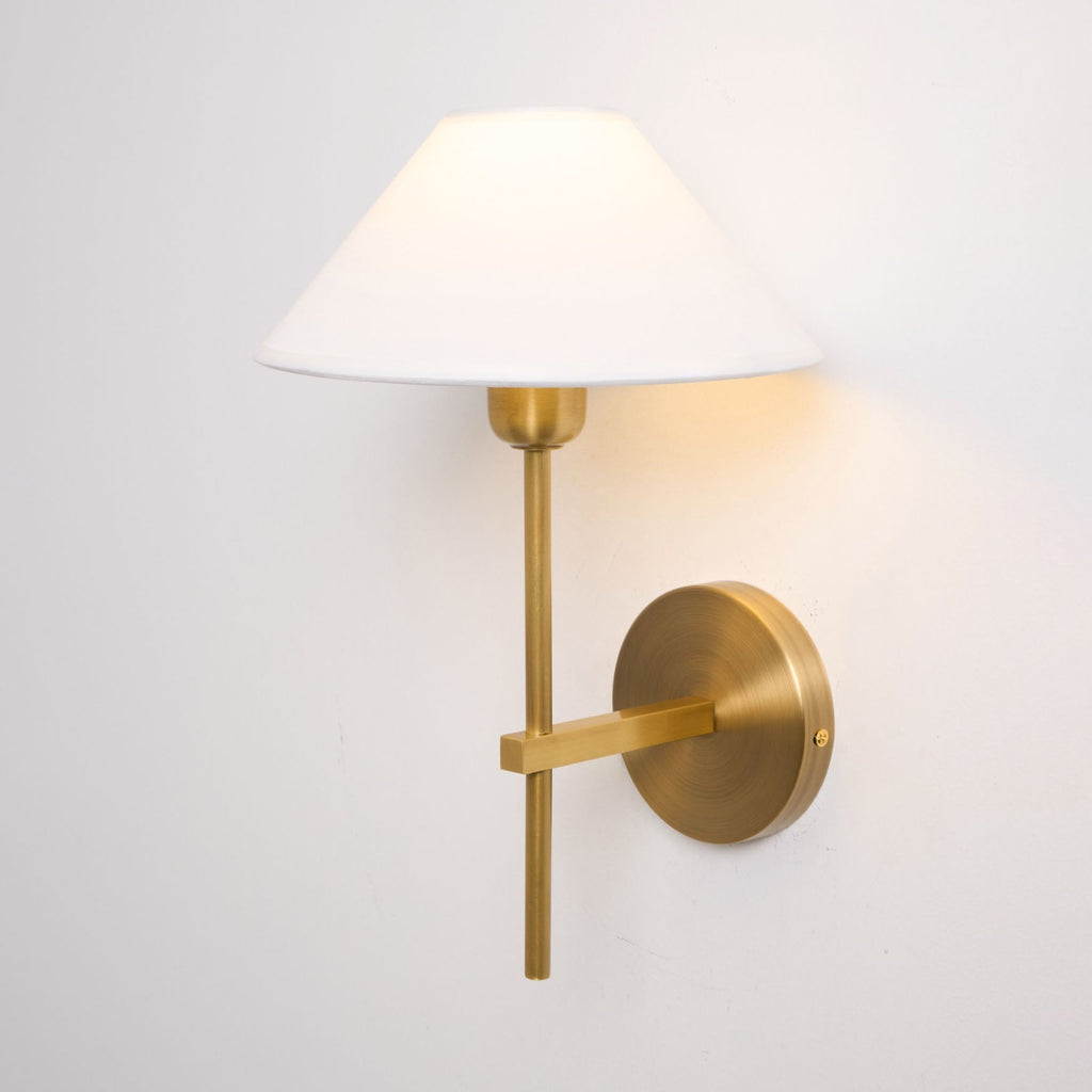 Zosilara Applique Murale Tissu Laiton Industriel Vintage - Neutralighting