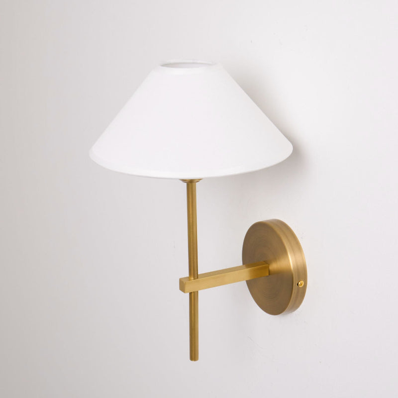 Zosilara Applique Murale Tissu Laiton Industriel Vintage - Neutralighting