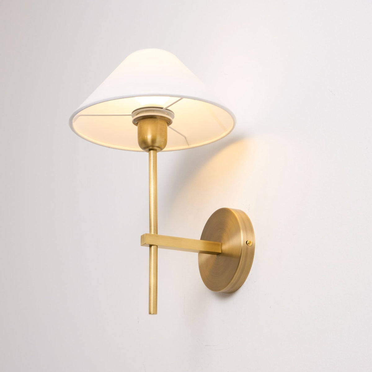 Zosilara Applique Murale Tissu Laiton Industriel Vintage - Neutralighting
