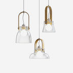 Hailie Suspension Clair Verre Rustique Moderne - Neutralighting
