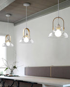 Hailie Suspension Clair Verre Rustique Moderne - Neutralighting