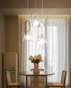 Hailie Suspension Clair Verre Rustique Moderne - Neutralighting