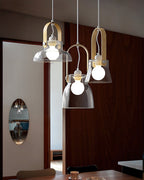 Hailie Suspension Clair Verre Rustique Moderne - Neutralighting