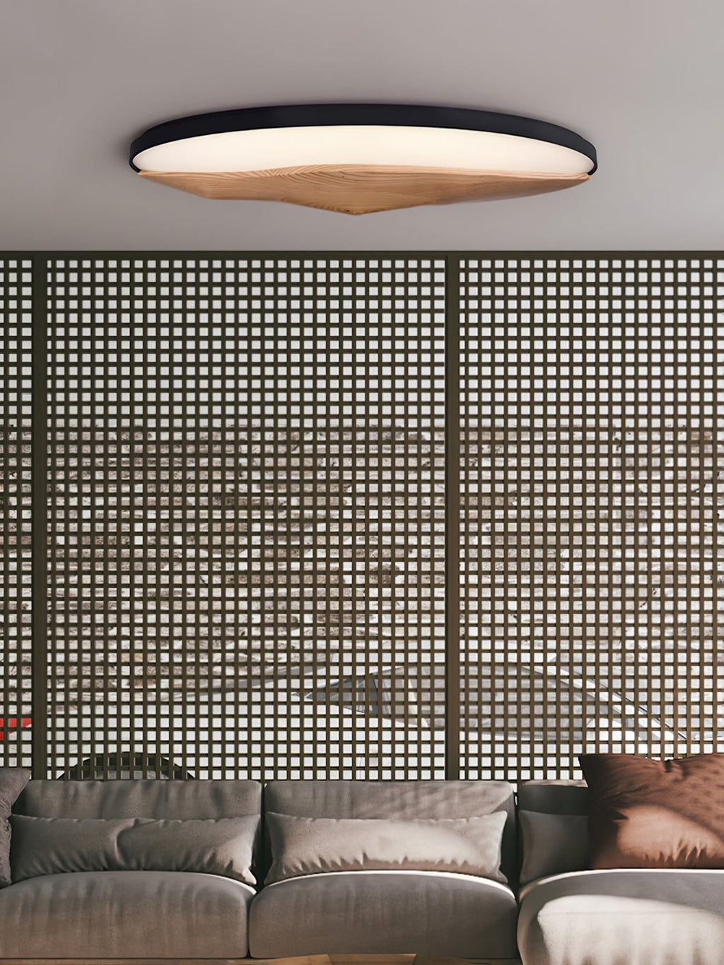 Vishaarae Scandi Bois Plafonnier - Neutralighting
