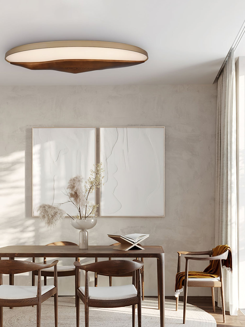 Vishaarae Scandi Bois Plafonnier - Neutralighting