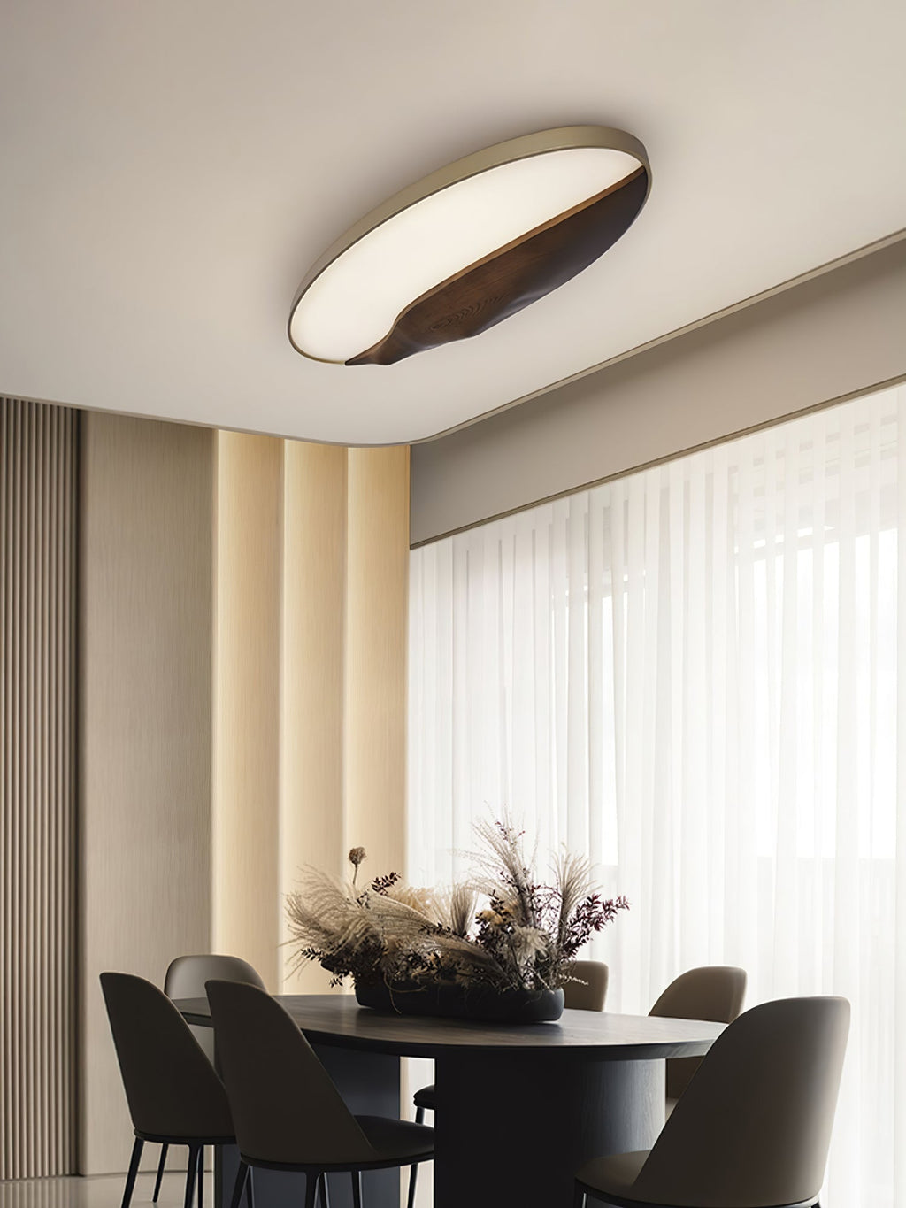 Vishaarae Scandi Bois Plafonnier - Neutralighting