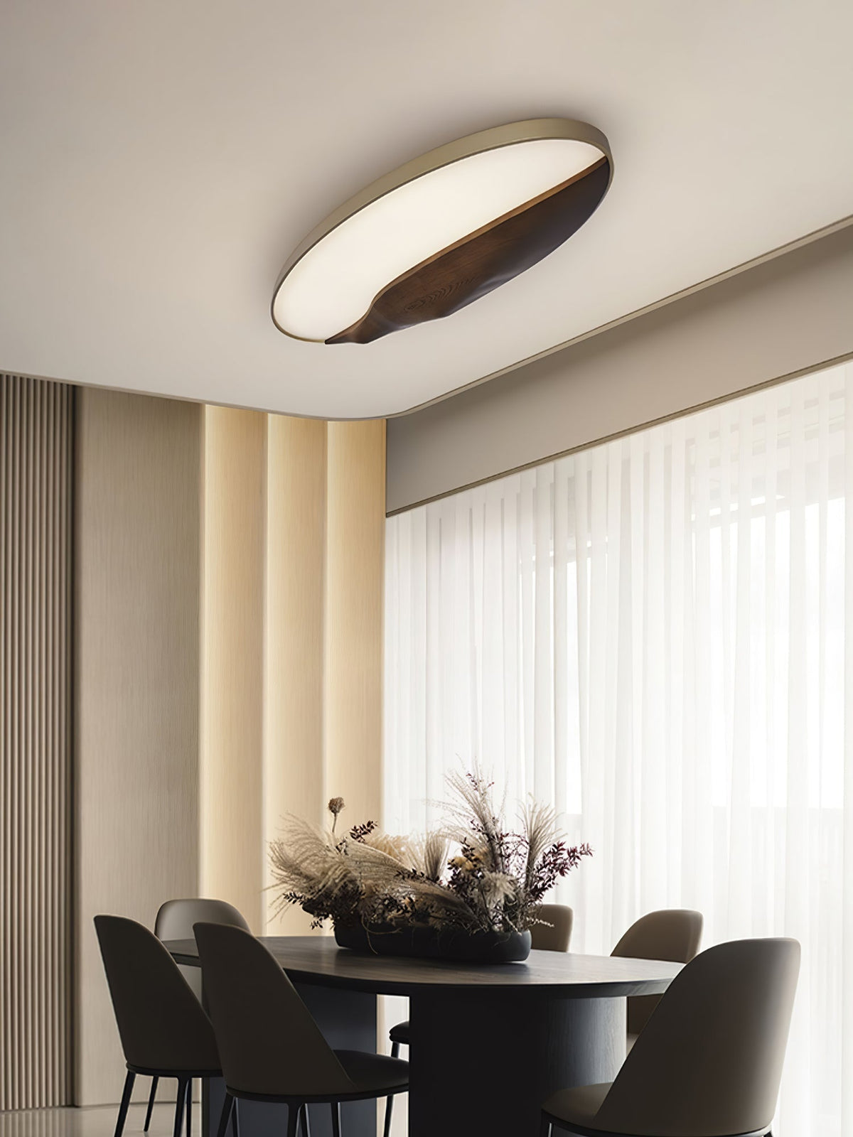 Vishaarae Scandi Bois Plafonnier - Neutralighting