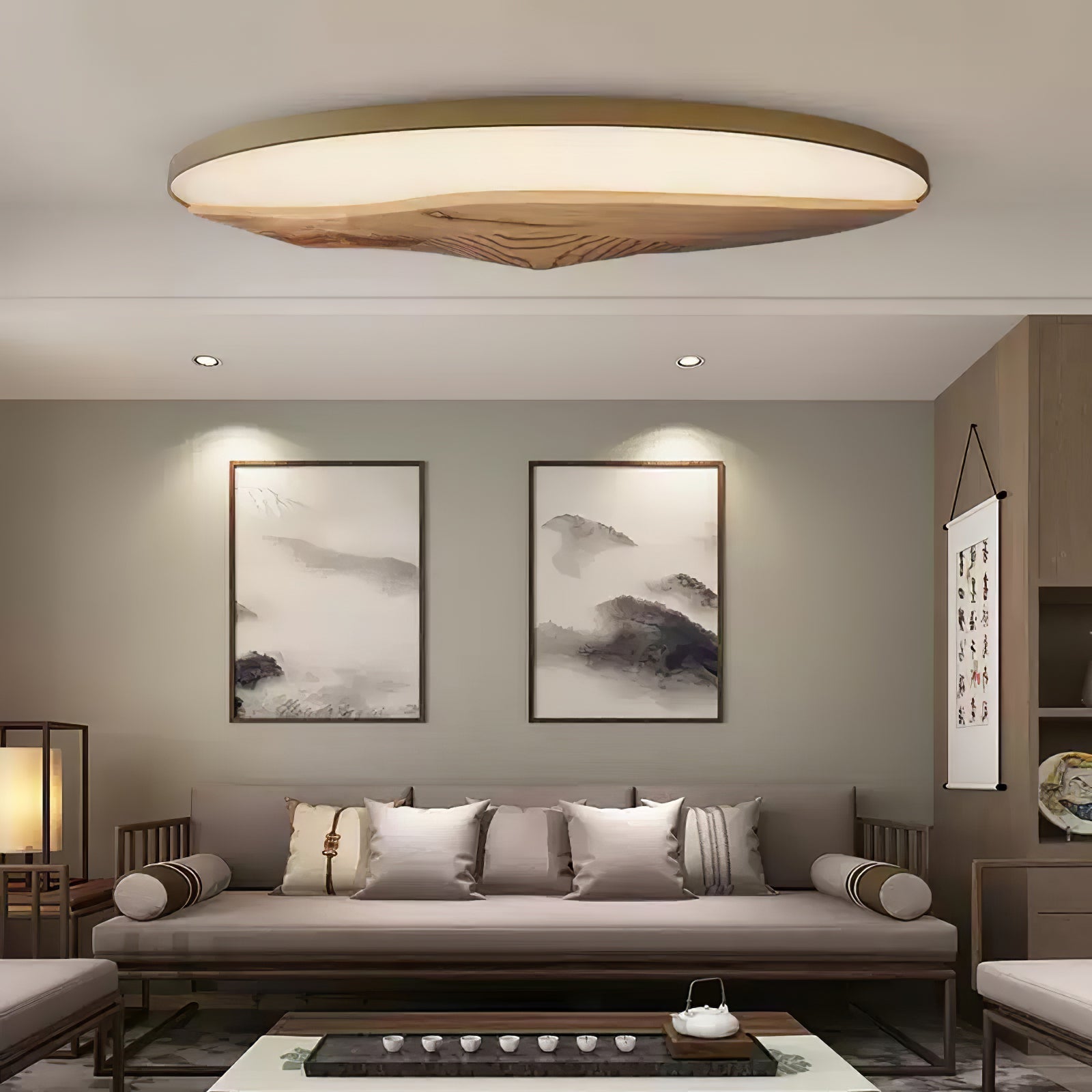 Vishaarae Scandi Bois Plafonnier - Neutralighting