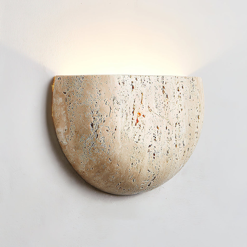 Cuvenarae Applique Murale Travertin Lune Minimaliste - Neutralighting