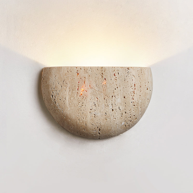 Cuvenarae Applique Murale Travertin Lune Minimaliste - Neutralighting