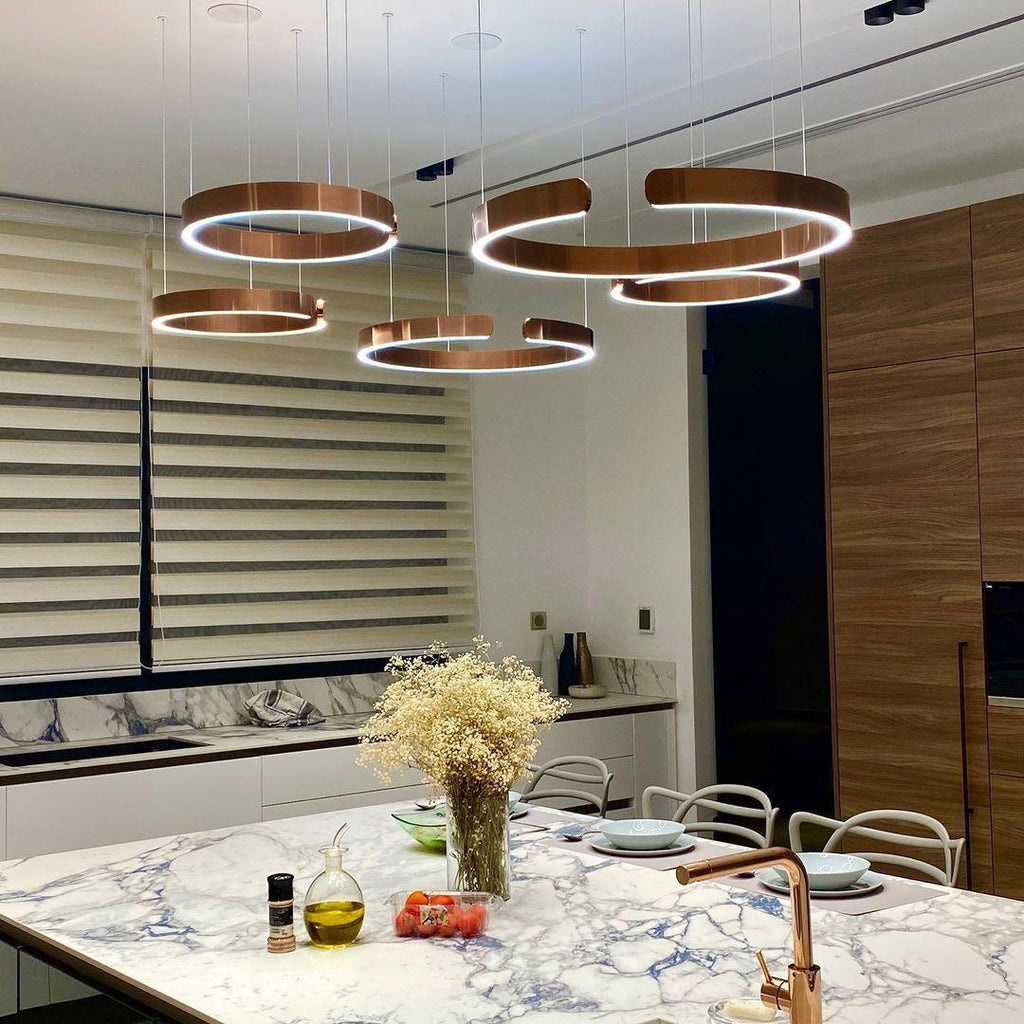 Halo LED Lampe Suspendue Circulaire Élégante Moderne - Neutralighting