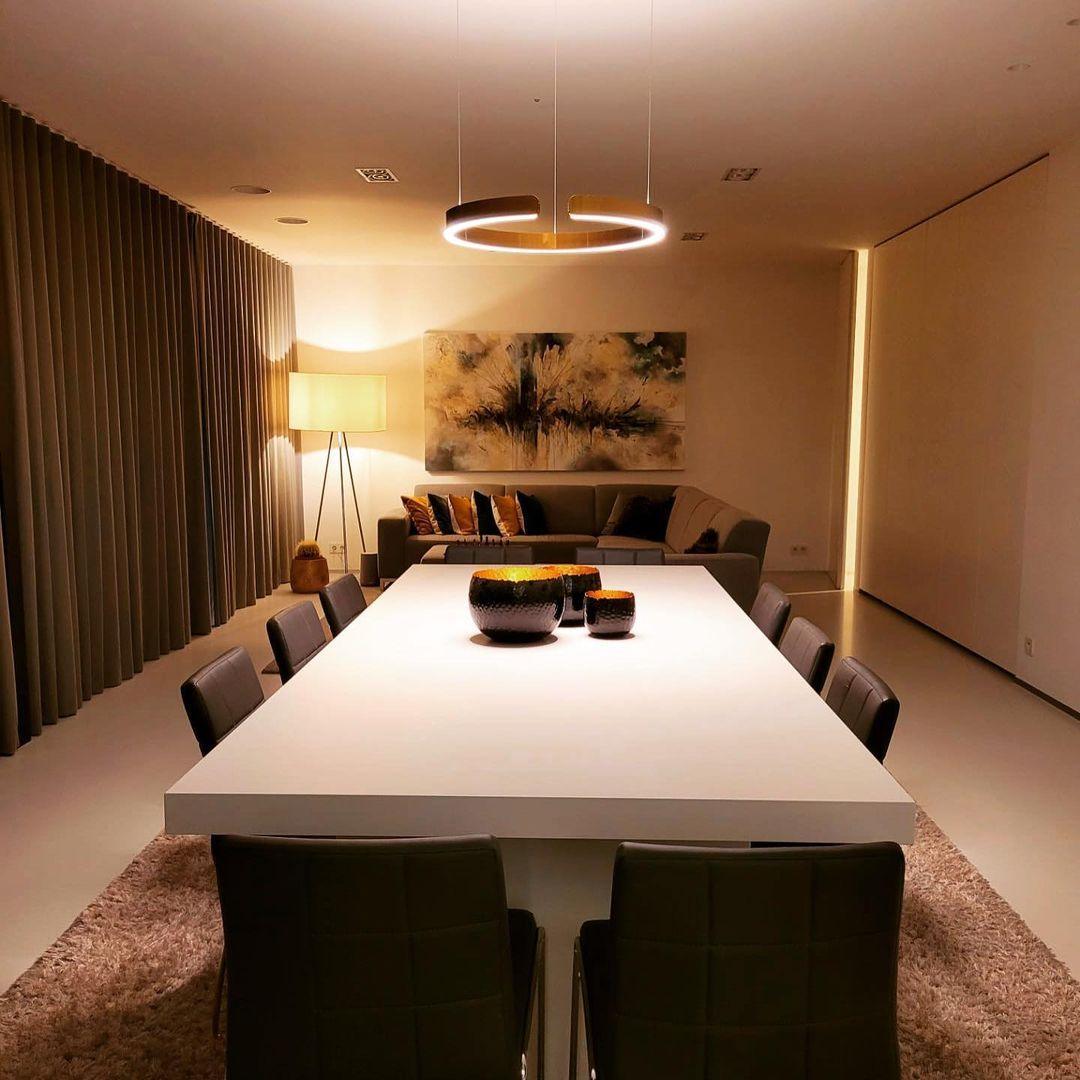 Halo LED Lampe Suspendue Circulaire Élégante Moderne - Neutralighting