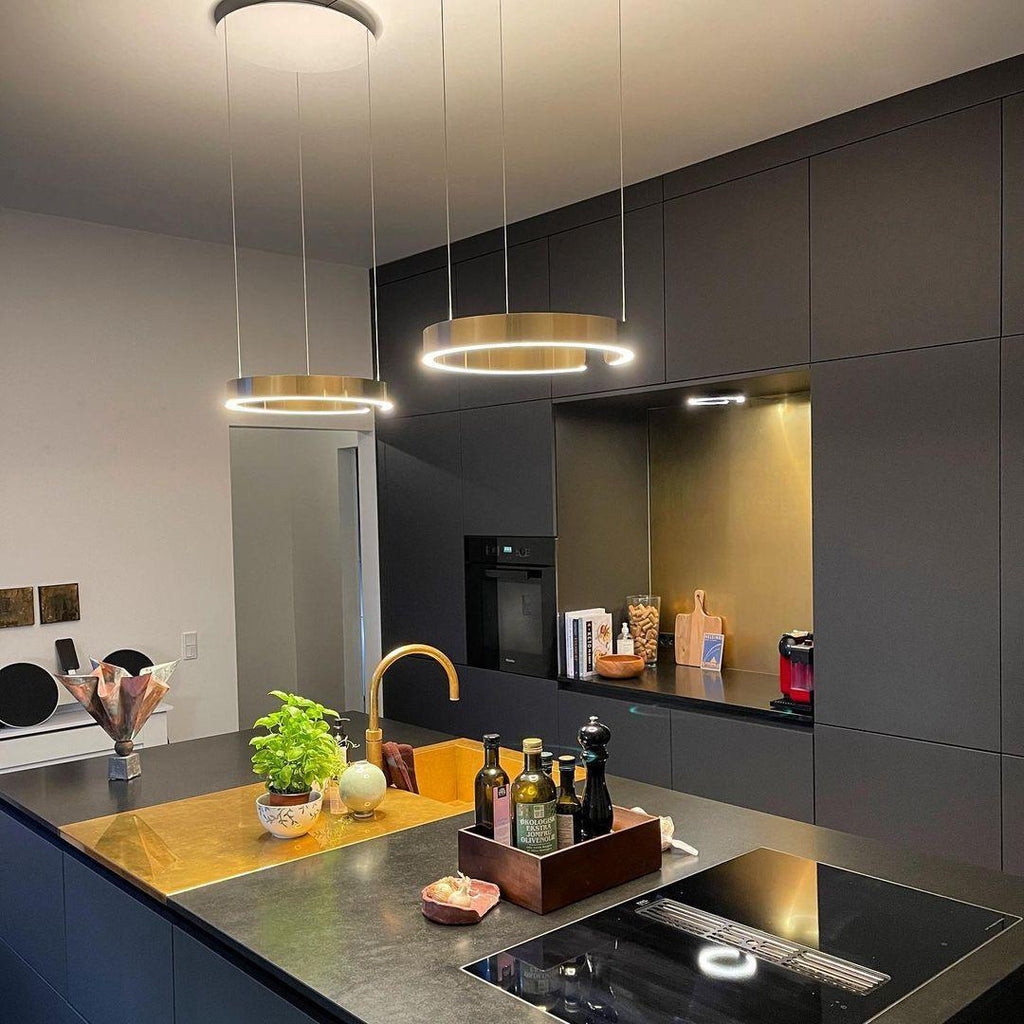 Halo LED Lampe Suspendue Circulaire Élégante Moderne - Neutralighting