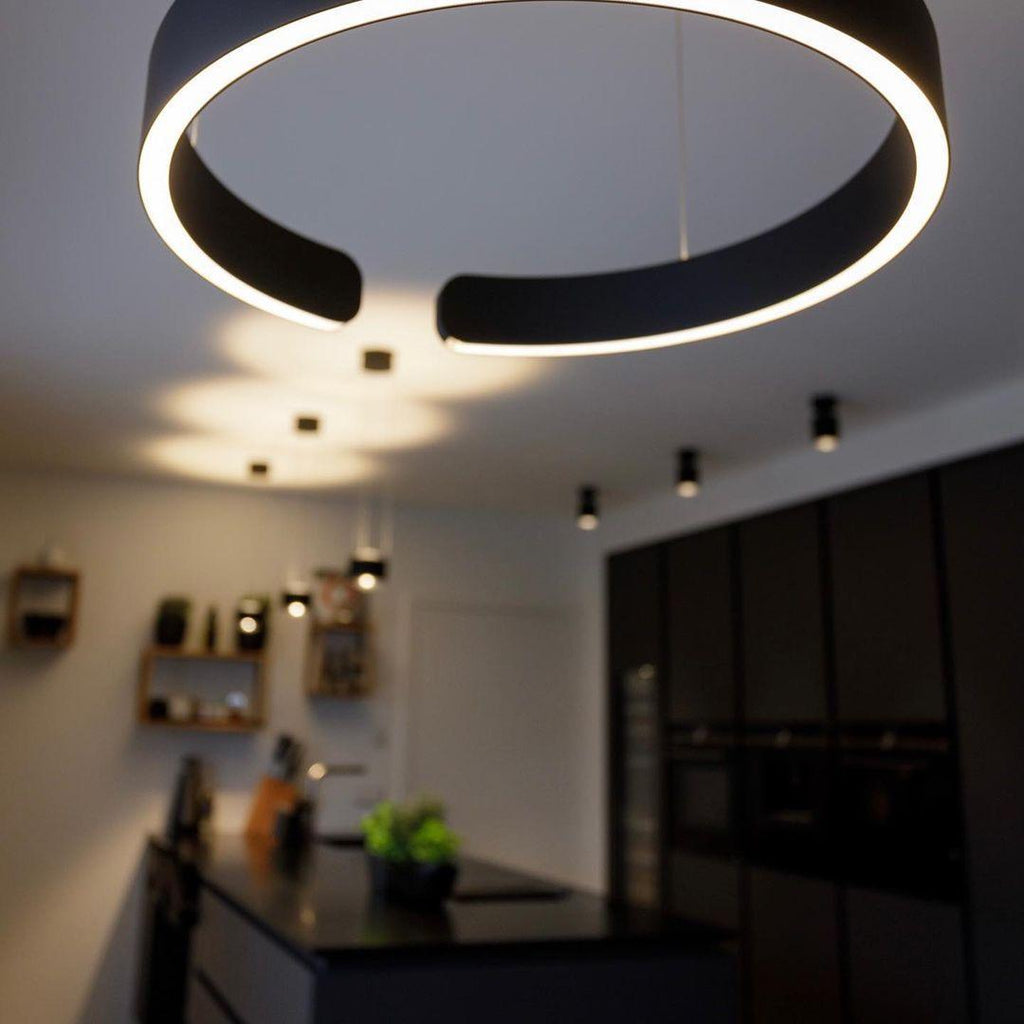 Halo LED Lampe Suspendue Circulaire Élégante Moderne - Neutralighting