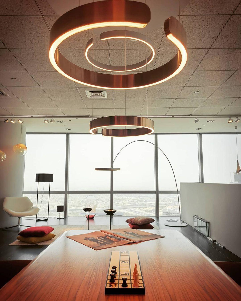 Halo LED Lampe Suspendue Circulaire Élégante Moderne - Neutralighting