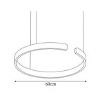 Halo LED Lampe Suspendue Circulaire Élégante Moderne - Neutralighting