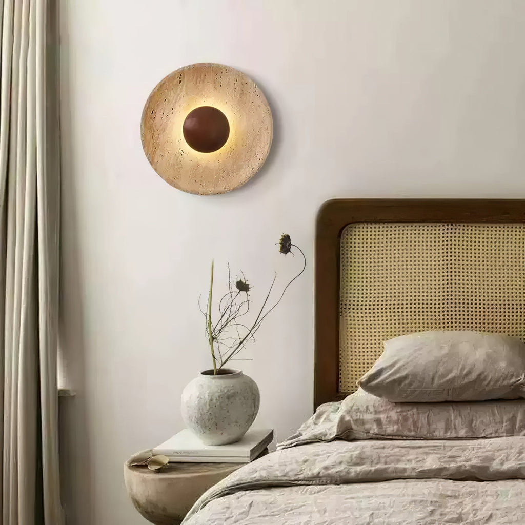 Ulraeia Minimaliste Travertin Luminaire Mural - Neutralighting