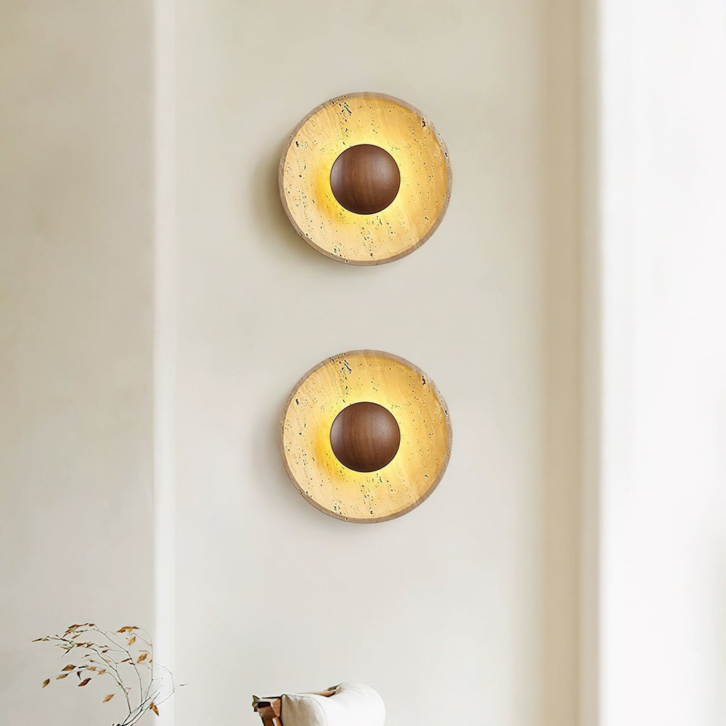 Ulraeia Minimaliste Travertin Luminaire Mural - Neutralighting