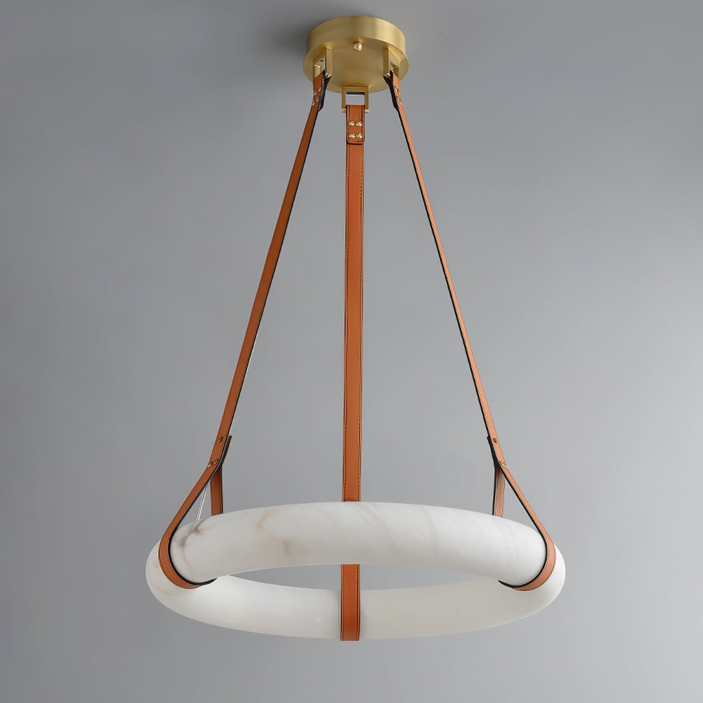 Erzorila Suspension Circulaire en Albâtre - Neutralighting