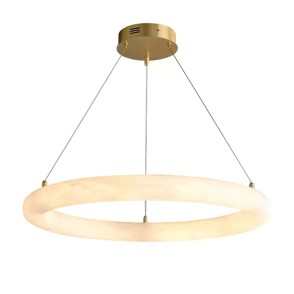 Erzorila Suspension Circulaire en Albâtre - Neutralighting