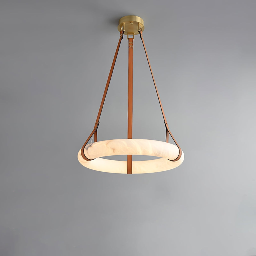 Erzorila Suspension Circulaire en Albâtre - Neutralighting