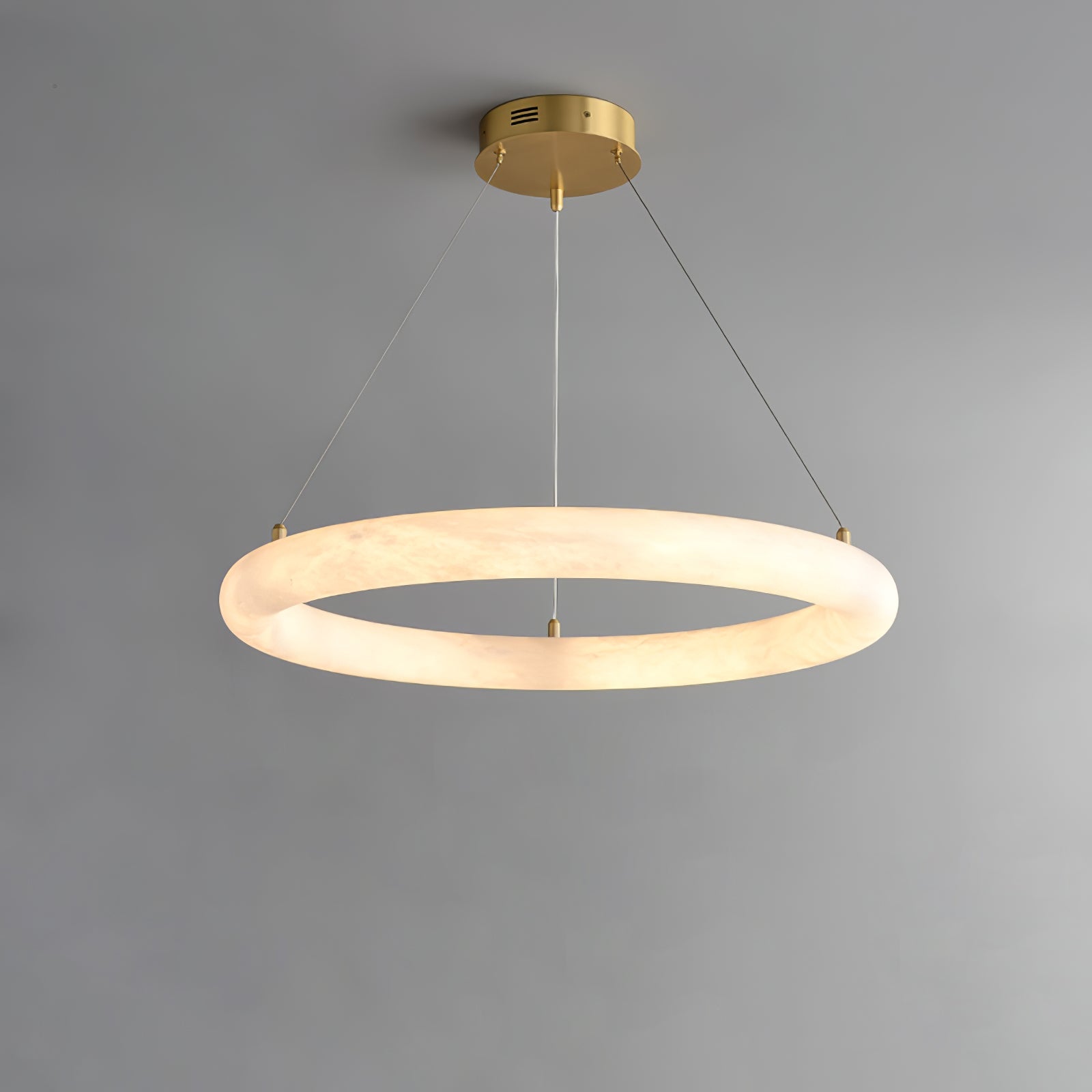 Erzorila Suspension Circulaire en Albâtre - Neutralighting