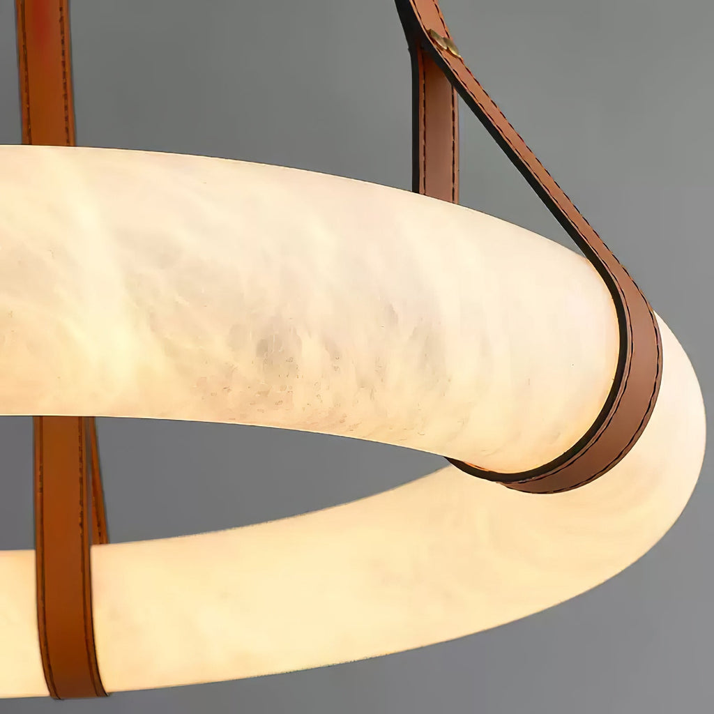 Erzorila Suspension Circulaire en Albâtre - Neutralighting