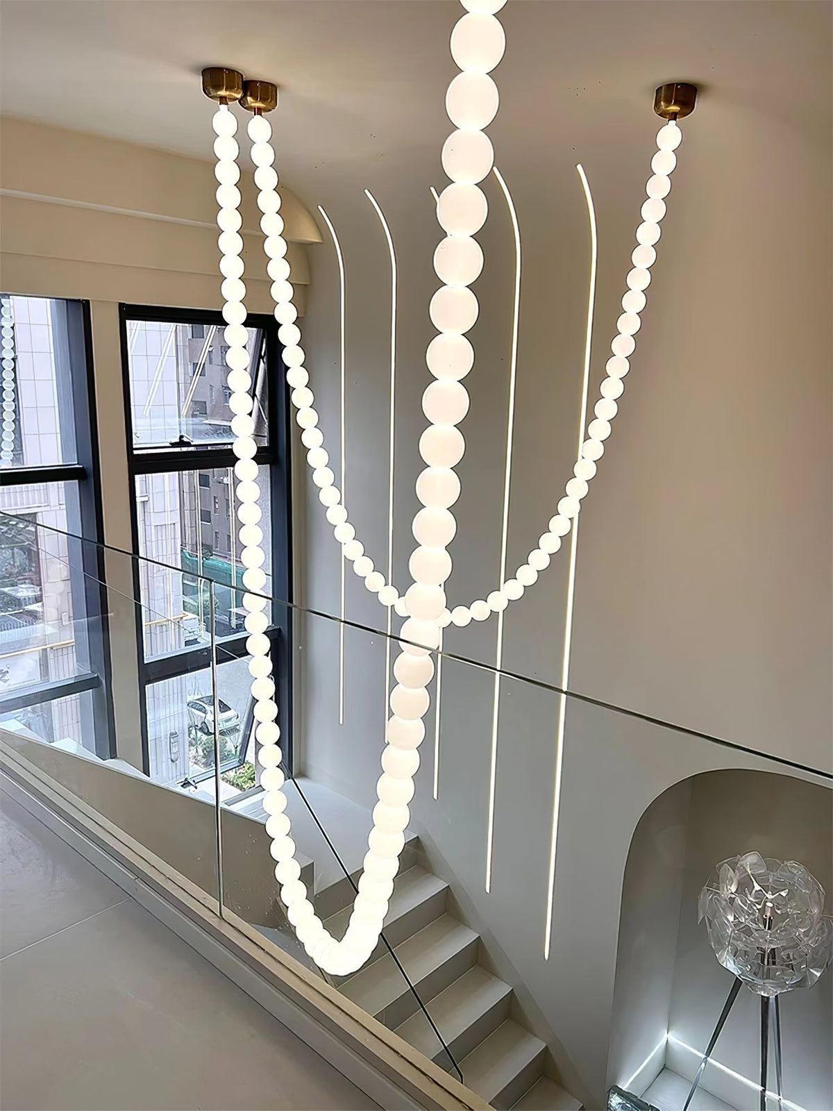 Zalvarin Chandelier Sputnik en Laiton - Neutralighting