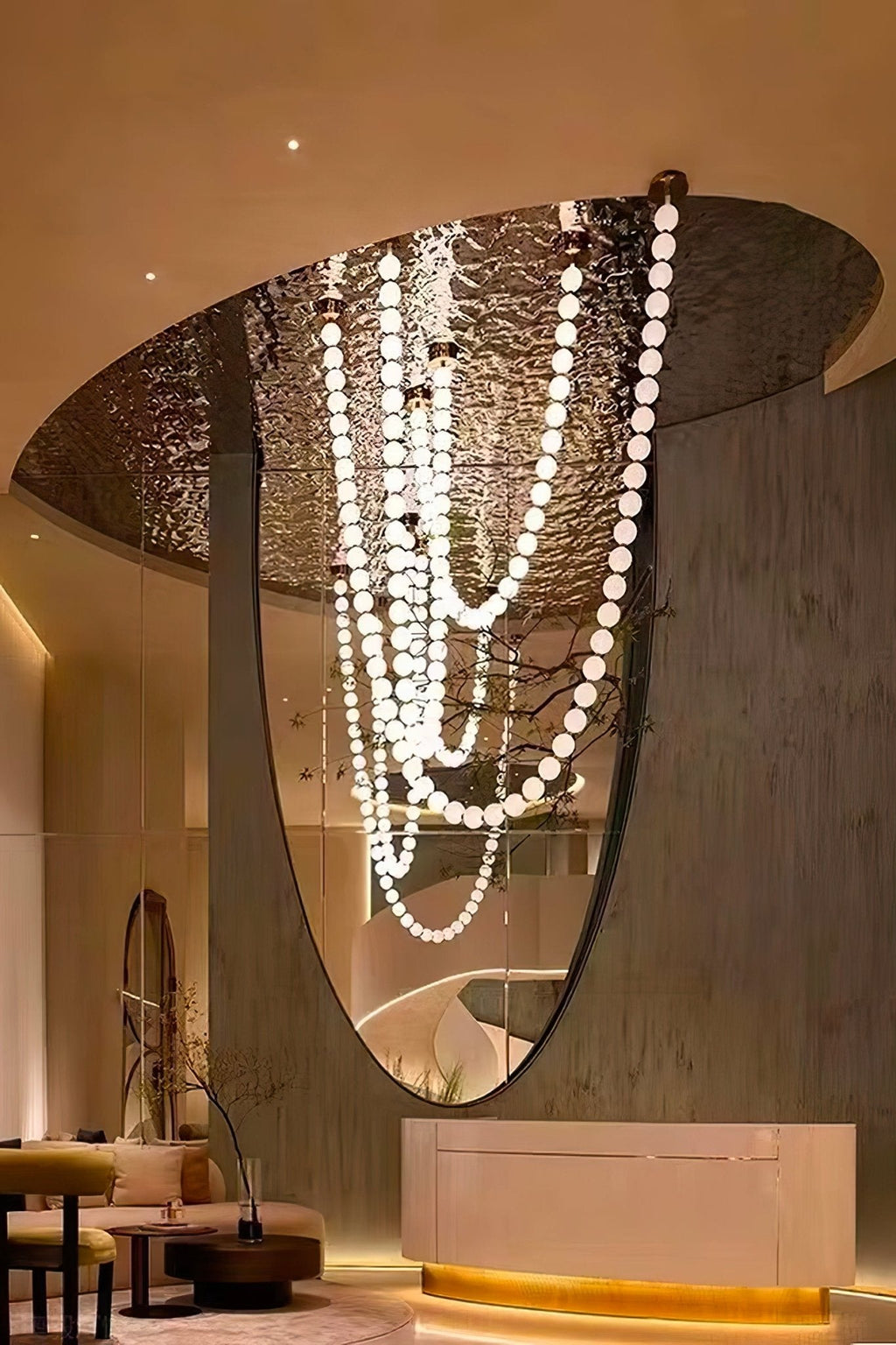 Zalvarin Chandelier Sputnik en Laiton - Neutralighting