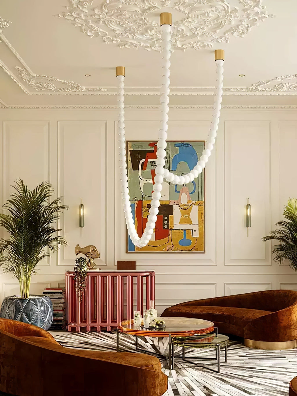 Zalvarin Chandelier Sputnik en Laiton - Neutralighting