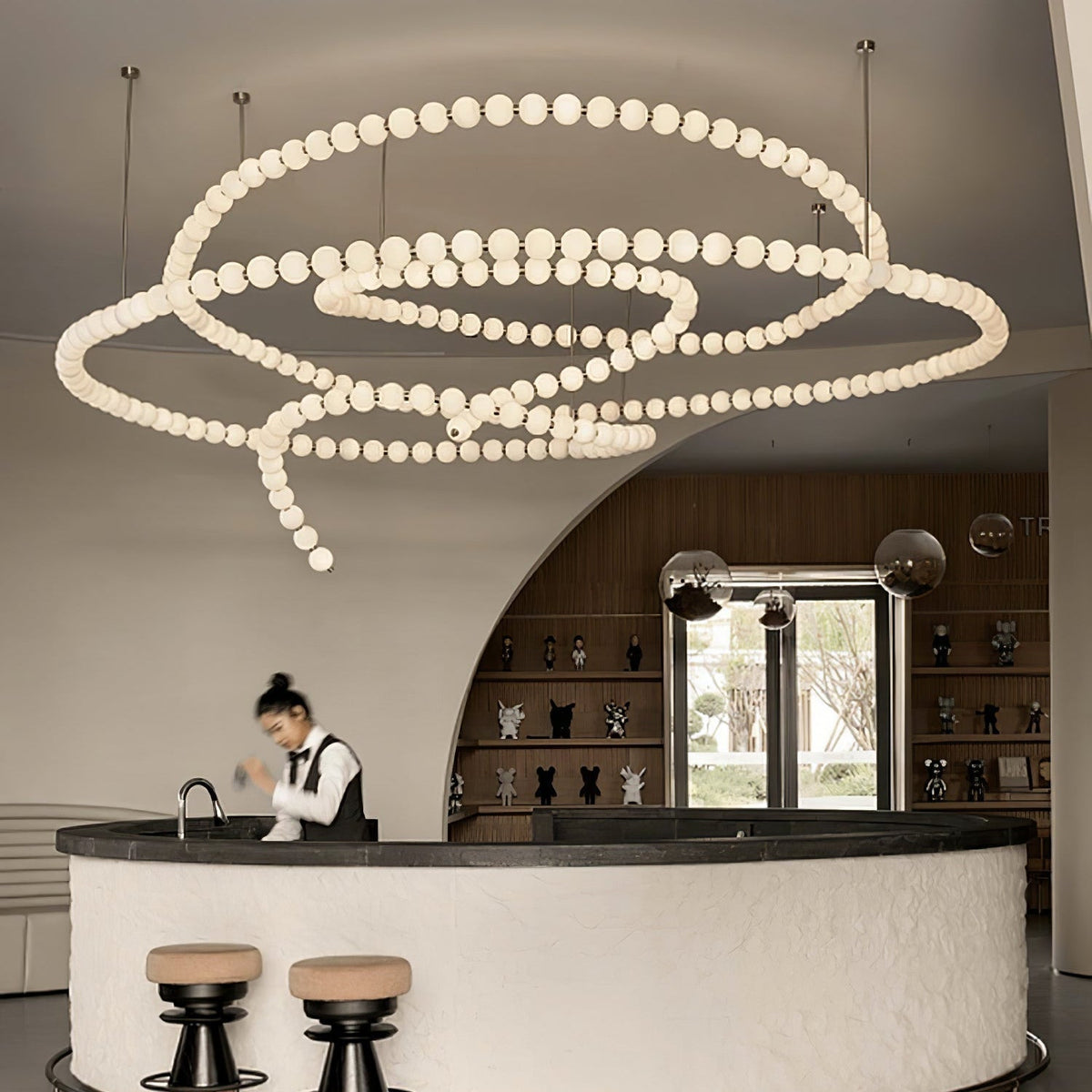 Zalvarin Chandelier Sputnik en Laiton - Neutralighting